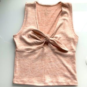 American eagle tie front tank top (adjustable)